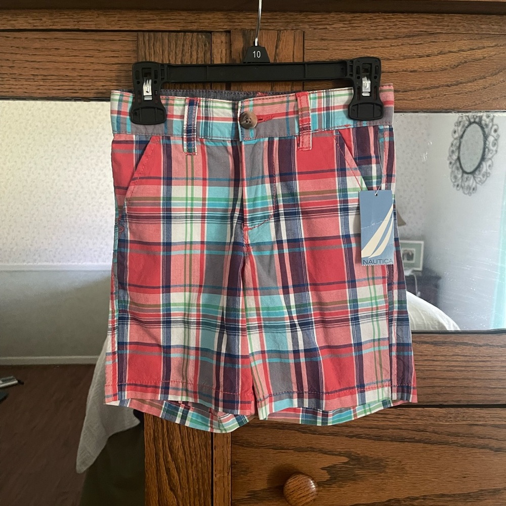 Nautica Boys Plaid Size 4 Shorts